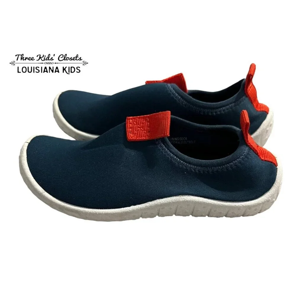 Cat & Jack Sz 8 Navy Blue Water Shoes